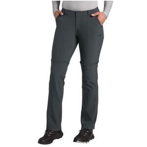 The North Face Women’s Sz 10 Gray Convertible Hiking Pants Cargo Outdoor Active